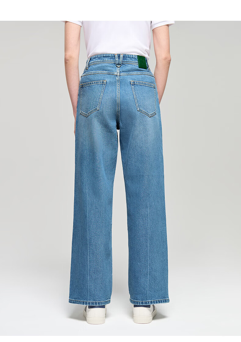 HAZZYS Women's Spring PHIZ Series Solid Color Straight Casual Jeans ATDSP0DAX01 17